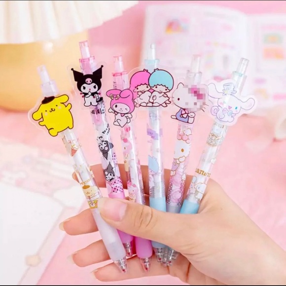 Sanrio pen set, 6pcs - Picture 4 of 4